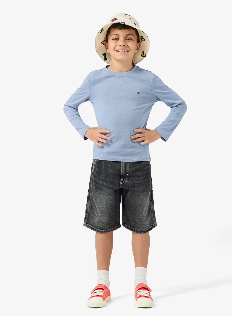 TOMMY HILFIGER Kids Essential Crew Neck T-Shirt - Image 4